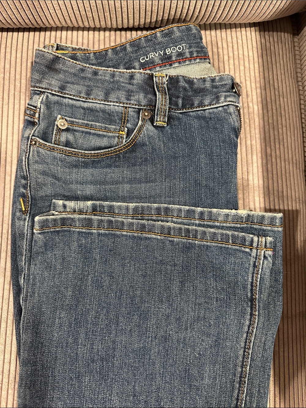 LOFT Medium Blue Bootcut Jeans | 8